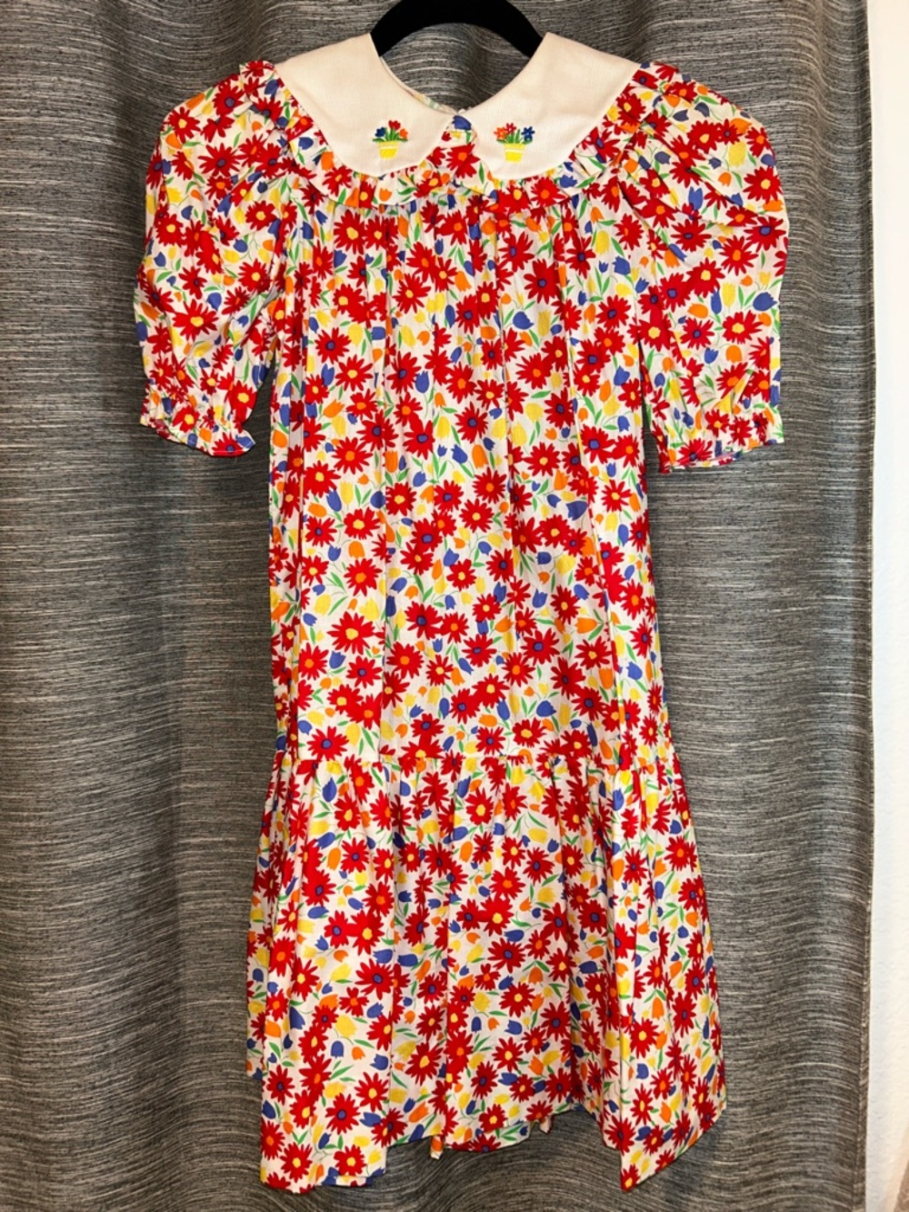 The Children’s Hour Vintage Easter Floral Dress Size 7